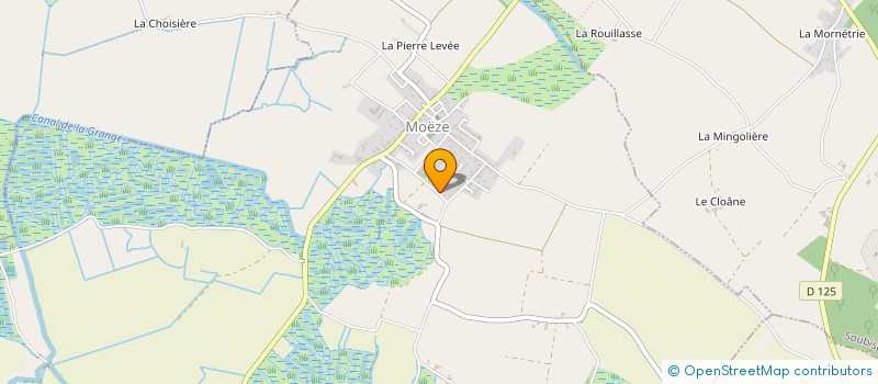 localisation de l'entreprise LES VIKINGS  MOEZE