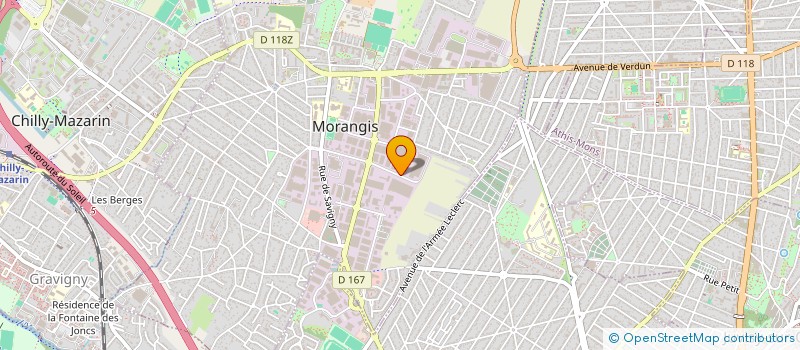 localisation de l'entreprise LES VIKINGS à MORANGIS
