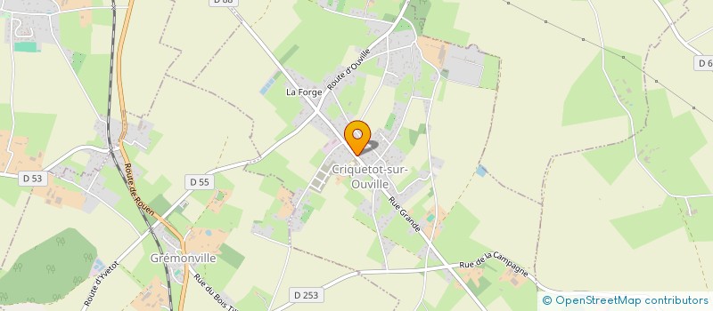 localisation de l'entreprise LES VIKINGS  CRIQUETOT-SUR-OUVILLE