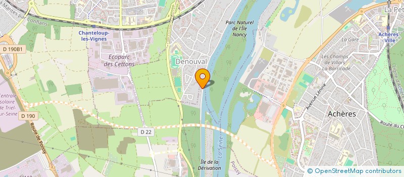 localisation de l'entreprise LES VIKINGS  ANDRESY