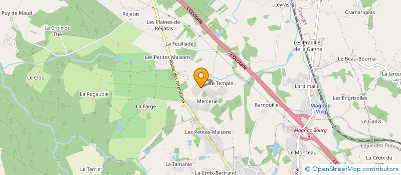 localisation de l'entreprise LES VIKINGS à VICQ-SUR-BREUILH