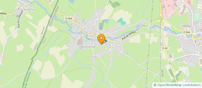 localisation de l'entreprise LES VIKINGS CLUB DE VTT ET MARCHE NORDIQUE OHAIN  WIGNEHIES