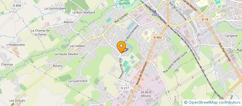localisation de l'entreprise LES VIKINGS FLERIENS à FLERS