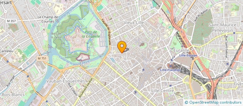 localisation de l'entreprise LES VILAINS BARBER PREMIUM à LILLE