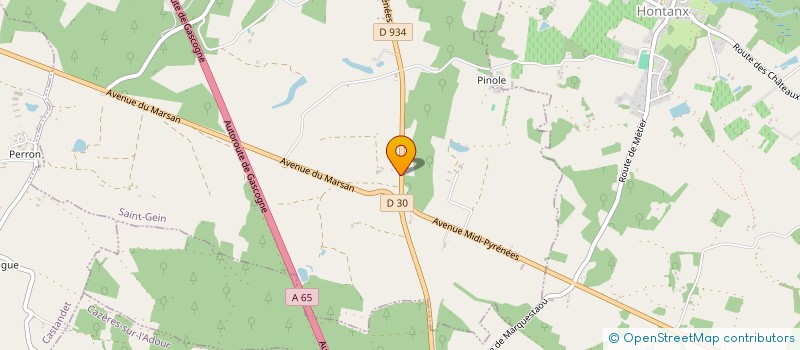 localisation de l'entreprise LES VILL'AINES  SAINT-GEIN