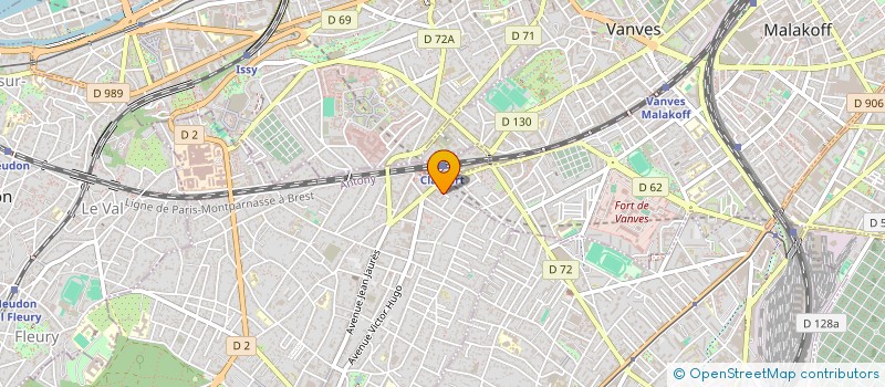 localisation de l'entreprise LES VILLAGEOIS DE LA GARE à CLAMART