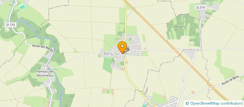 localisation de l'entreprise LES VILLAGEOISES  BENY-SUR-MER