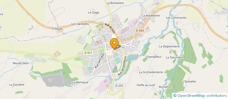 localisation de l'entreprise LES VILLAGES TINCHEBRAYENS à TINCHEBRAY-BOCAGE