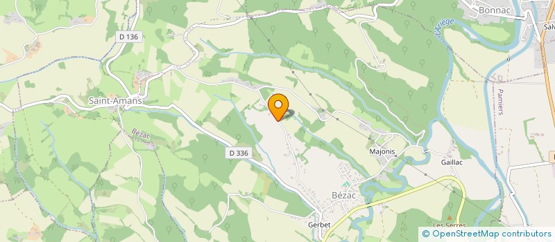 localisation de l'entreprise LES VILLAS APPAMEENNES à BEZAC