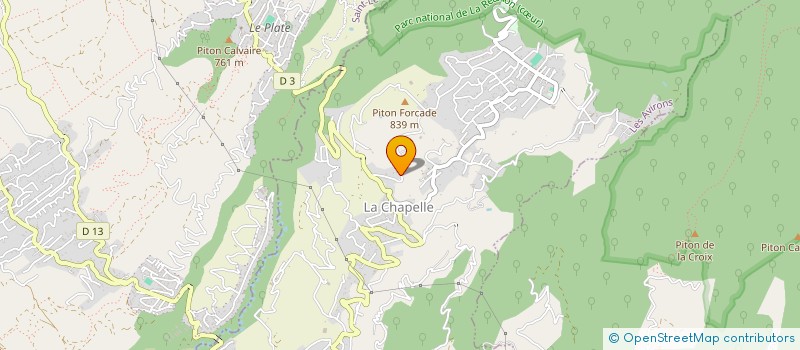 localisation de l'entreprise LES VILLAS CATALEYA  LES AVIRONS