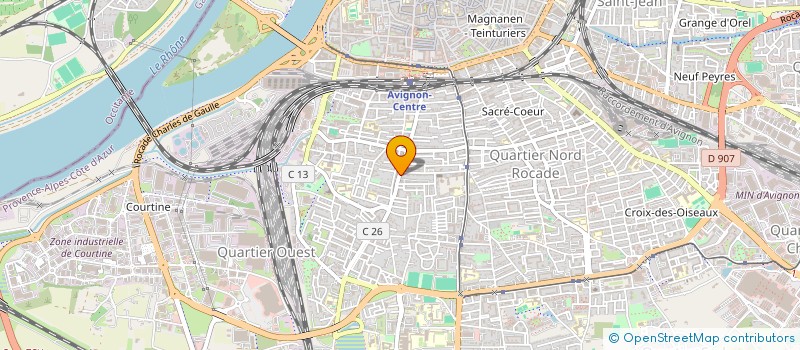 localisation de l'entreprise LES VILLAS COMTADINES à AVIGNON