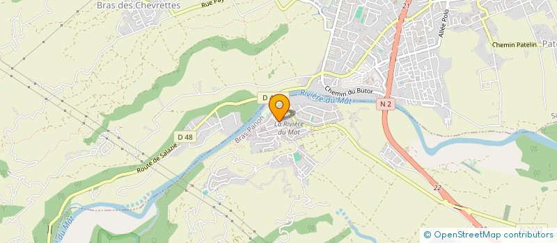 localisation de l'entreprise LES VILLAS D'ERIC à BRAS-PANON
