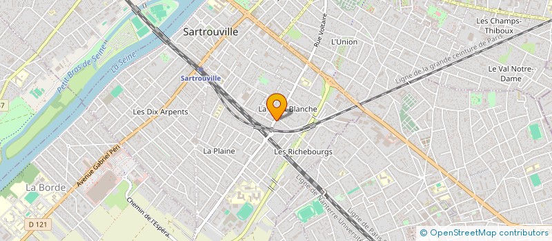 localisation de l'entreprise LES VILLAS D EUROPE à SARTROUVILLE