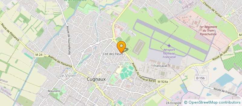 localisation de l'entreprise LES VILLAS DE BELLADONE à VILLENEUVE TOLOSANE
