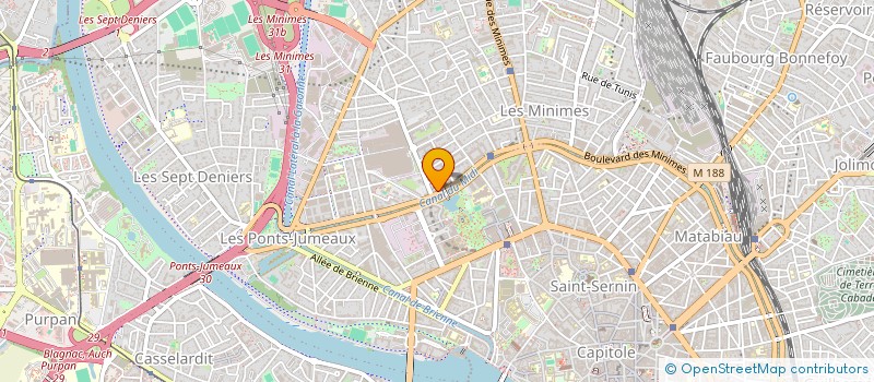 localisation de l'entreprise LES VILLAS DE CALLISTE à TOULOUSE