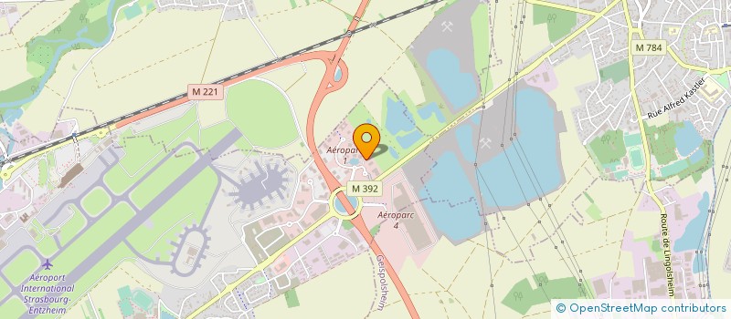 localisation de l'entreprise LES VILLAS DE LA BRUCHE  ENTZHEIM