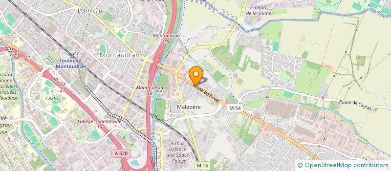 localisation de l'entreprise LES VILLAS DE LA CLAIRIERE à TOULOUSE
