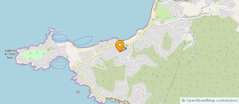 localisation de l'entreprise LES VILLAS DE LORELLO  GROSSETO-PRUGNA