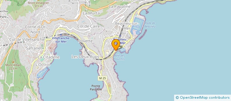 localisation de l'entreprise LES VILLAS DE MIAMI à BEAULIEU-SUR-MER