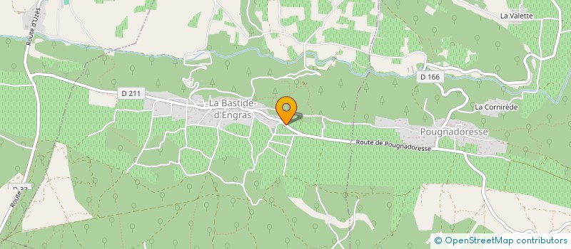 localisation de l'entreprise LES VILLAS DE ROMANE  LA BASTIDE-D'ENGRAS