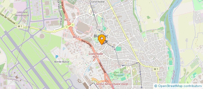 localisation de l'entreprise LES VILLAS DE TOULOUSE à BLAGNAC