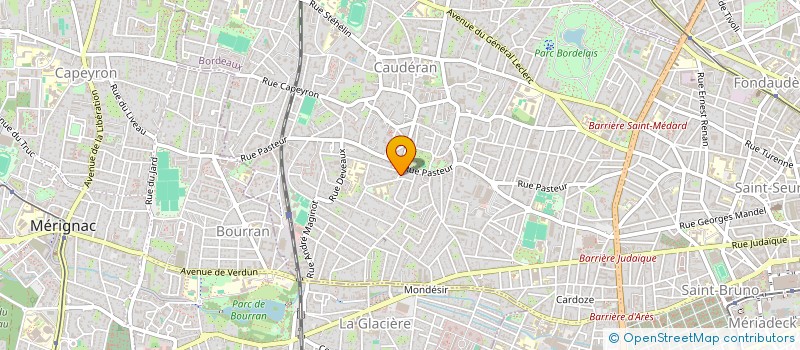 localisation de l'entreprise LES VILLAS DE VALADOUR à BORDEAUX