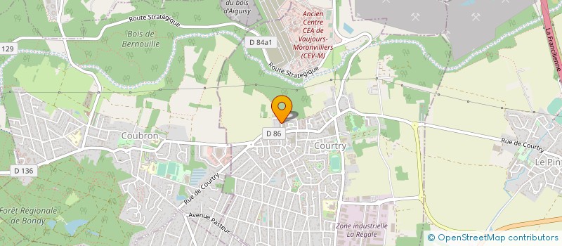 localisation de l'entreprise LES VILLAS DE VERDUN à COURTRY