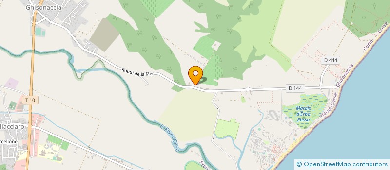 localisation de l'entreprise LES VILLAS DE VIGNALE à GHISONACCIA