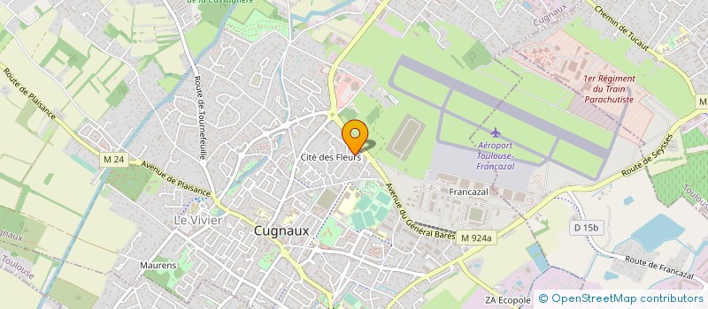 localisation de l'entreprise LES VILLAS DU LYS à VILLENEUVE TOLOSANE