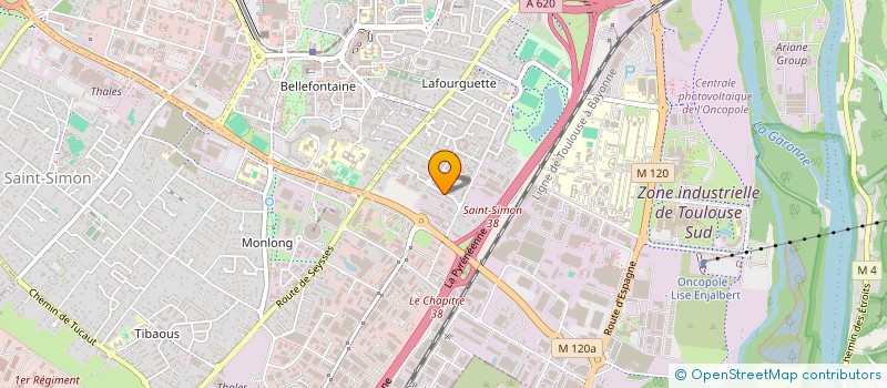 localisation de l'entreprise LES VILLAS DU SUD à TOULOUSE