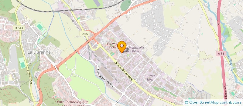localisation de l'entreprise LES VILLAS DU VERSANT à AIX-EN-PROVENCE
