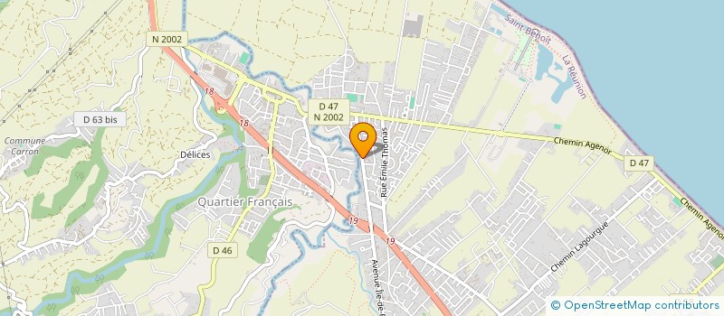 localisation de l'entreprise LES VILLAS EST  SAINT-ANDRE