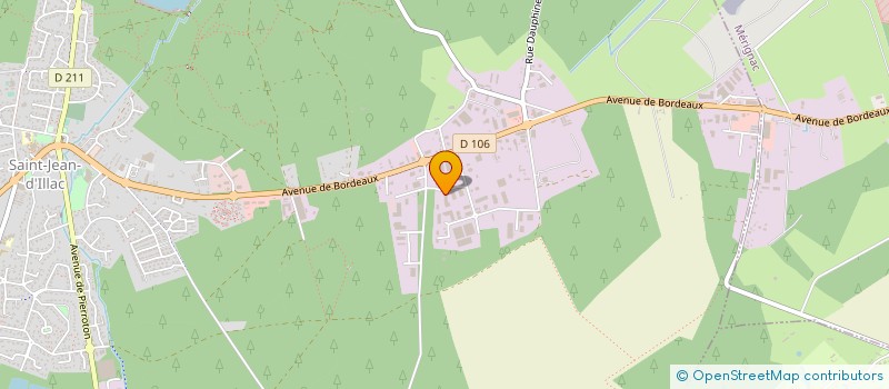 localisation de l'entreprise LES VILLAS GIRONDINES à SAINT-JEAN-D'ILLAC