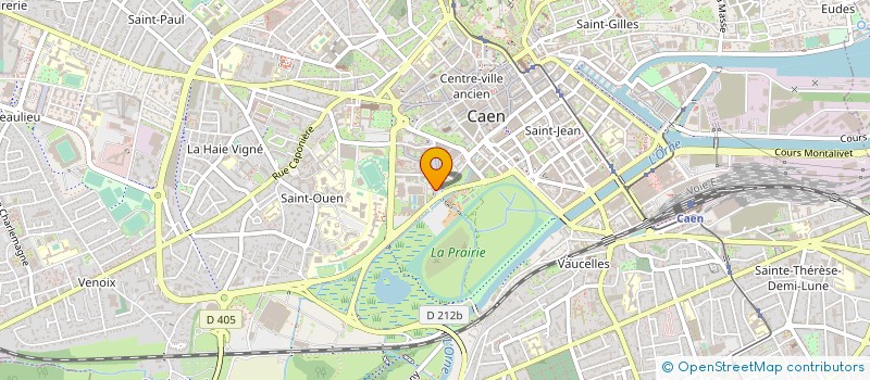 localisation de l'entreprise LES VILLAS MONTAIGNE à CAEN