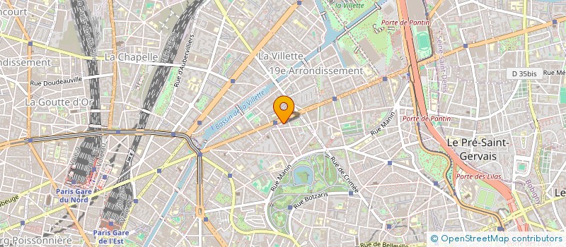localisation de l'entreprise LES VILLAS PRIVILEGES à PARIS