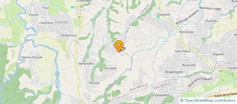 localisation de l'entreprise LES VILLAS RUBIS à LAMENTIN