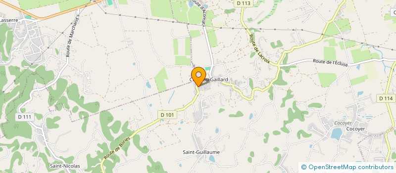 localisation de l'entreprise LES VILLAS SARAH à LE MOULE