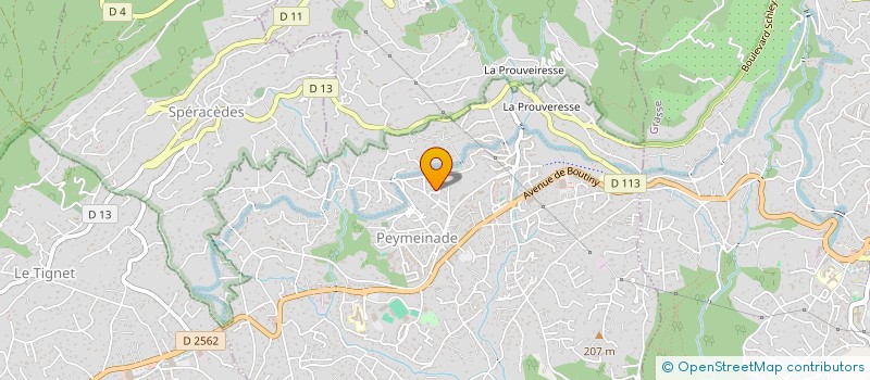 localisation de l'entreprise LES VILLAS VANILLE à PEYMEINADE