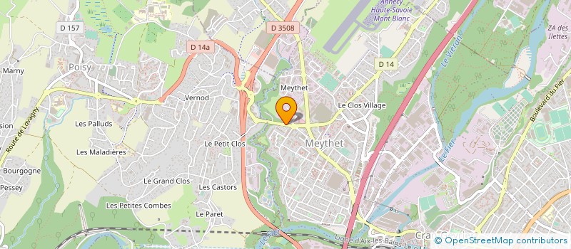 localisation de l'entreprise LES VILLAS VERDI - CHENS SUR LEMAN à ANNECY