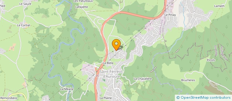 localisation de l'entreprise LES VILLENEUVES  SAINT-FERREOL-D'AUROURE