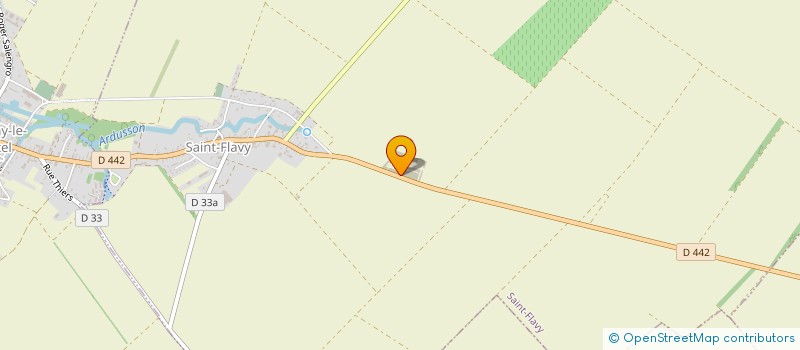 localisation de l'entreprise LES VIN'THOUSIASTES  SAINT FLAVY