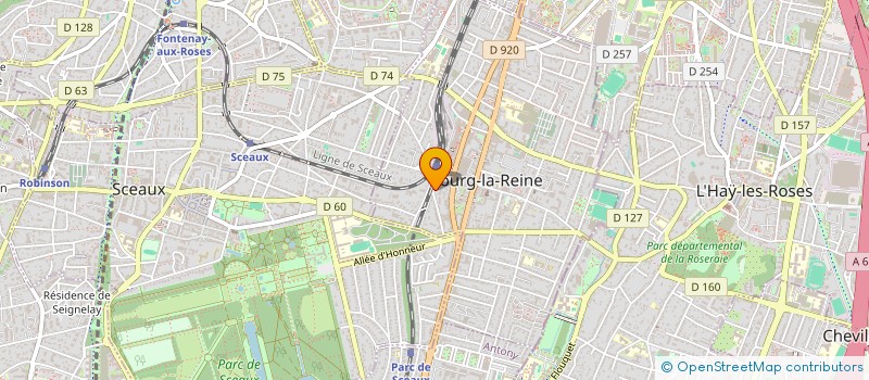 localisation de l'entreprise LES VINAIGRETTES à BOURG-LA-REINE