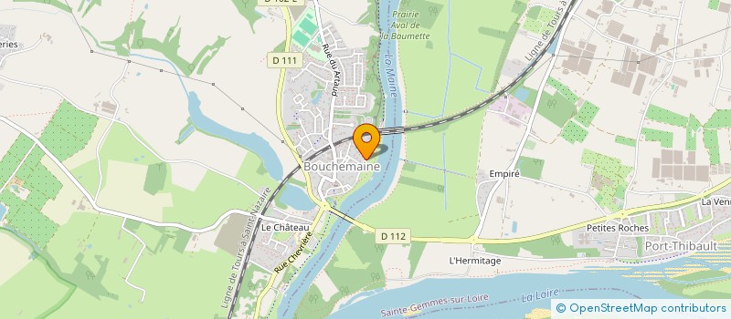 localisation de l'entreprise LES VINETTES  BOUCHEMAINE