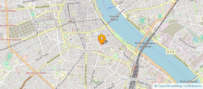 localisation de l'entreprise LES VINGT-SEPT  BORDEAUX