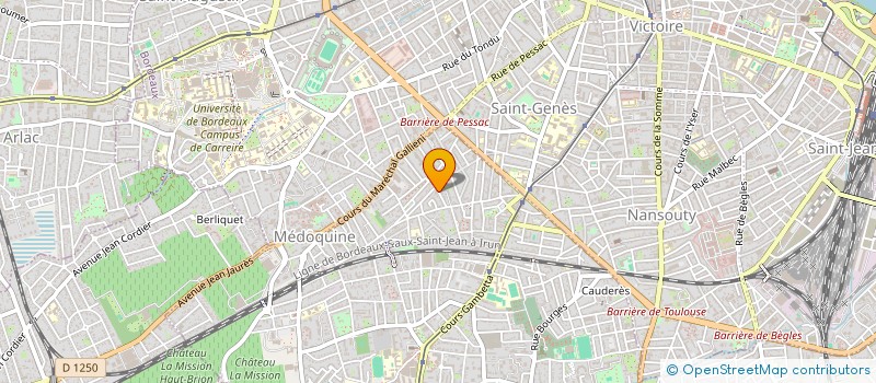 localisation de l'entreprise LES VINNETTES  TALENCE