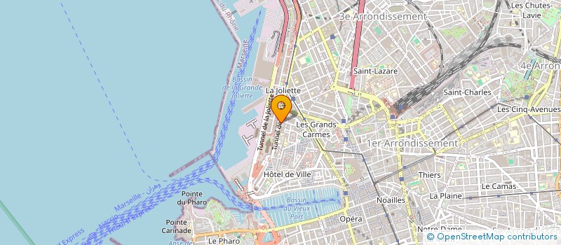 localisation de l'entreprise LES VINOLOGUES à MARSEILLE