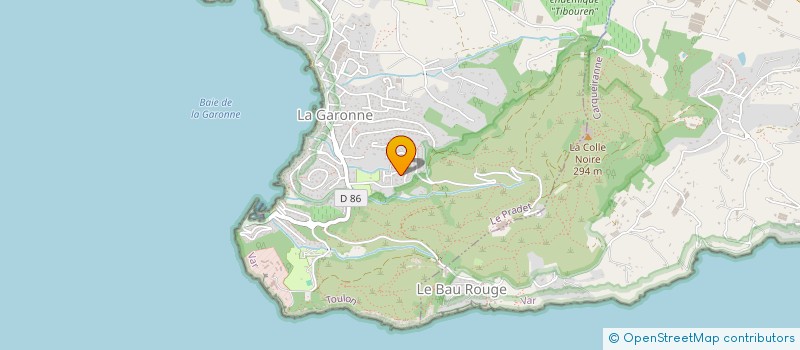 localisation de l'entreprise LES VINS ADHOC  LE PRADET