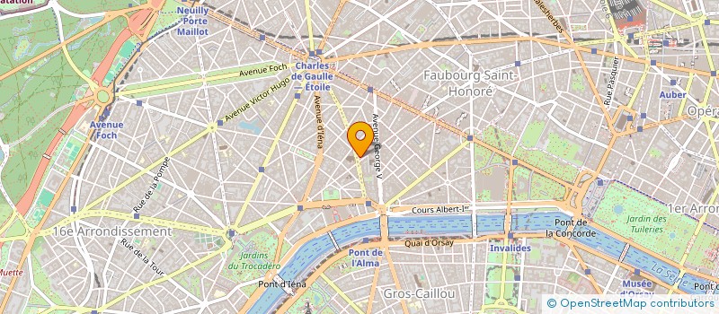 localisation de l'entreprise LES VINS D'ARGENCE à PARIS