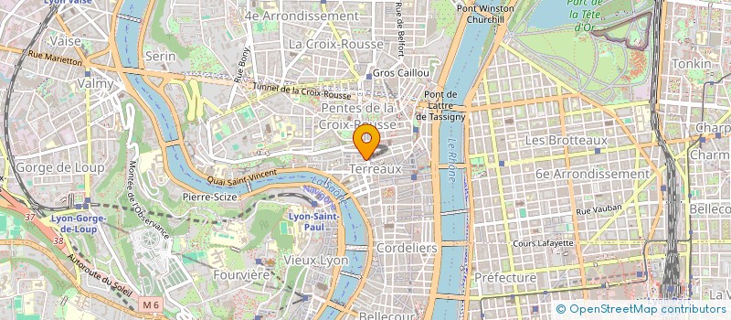 localisation de l'entreprise LES VINS D'ARTHUR à LYON