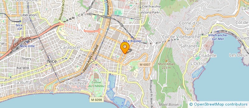 localisation de l'entreprise LES VINS D'OBRIS à NICE